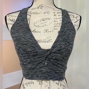 🍂 Victoria's Secret Gray Twist Front Sports Bra